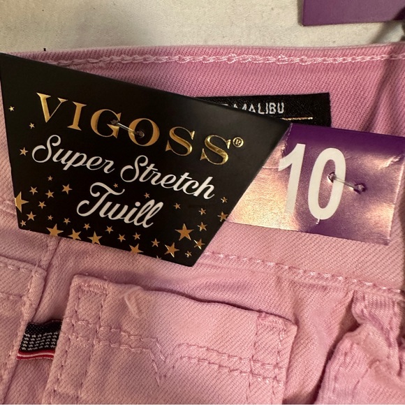 Vigoss NWT Pink Twill Shorts, 10 - Picture 3 of 8